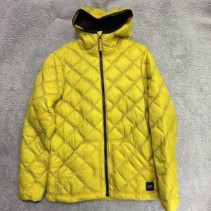 Oakley Lime Bright Yellow Micro Puffer Jacket Full Zip Men's Medium Primaloft